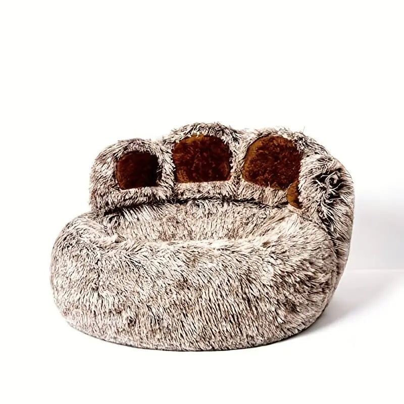 Cuddly Cute Bear Paw Shape Pet Sofa-0