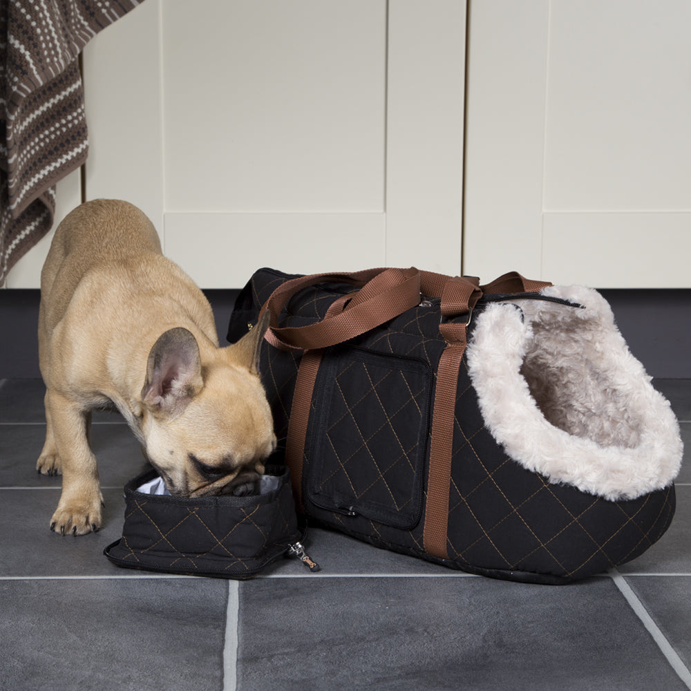 Wilton Dog Carrier (in Blue, Grey, Black, Brown) by Scruffs-14