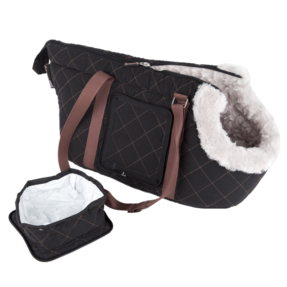 Wilton Dog Carrier (in Blue, Grey, Black, Brown) by Scruffs-10