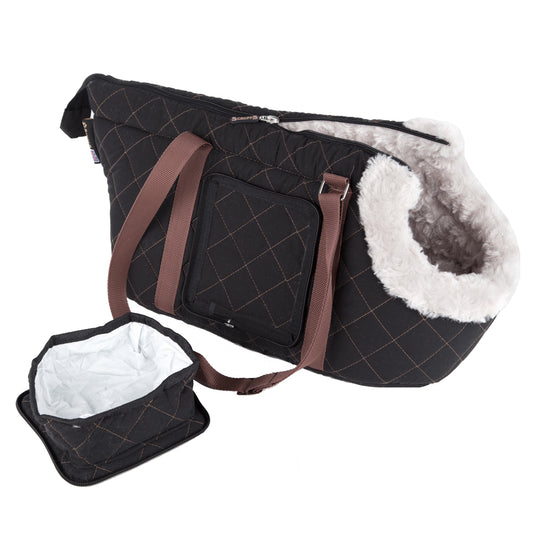 Wilton Dog Carrier (in Blue, Grey, Black, Brown) by Scruffs-10