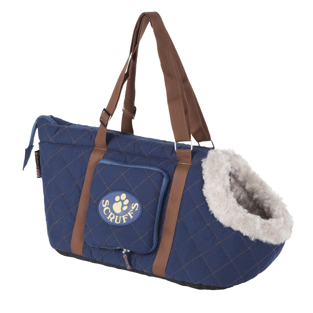 Wilton Dog Carrier (in Blue, Grey, Black, Brown) by Scruffs-1