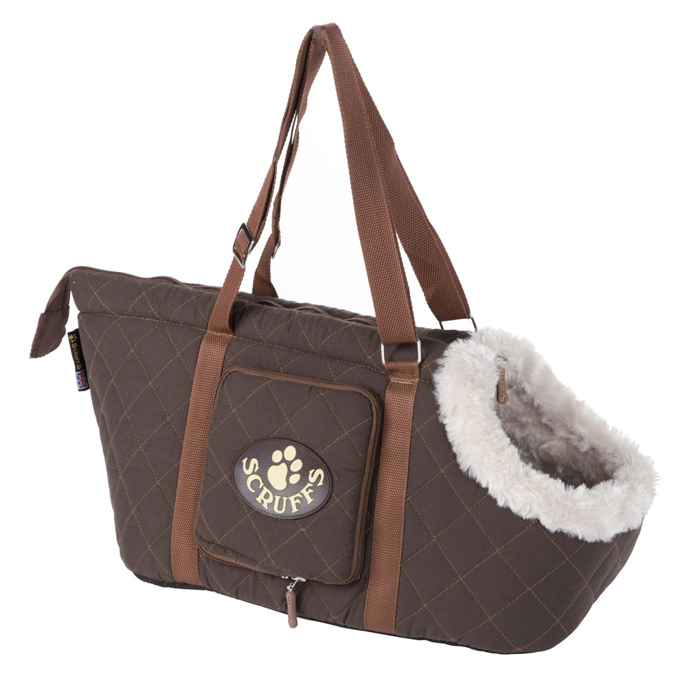 Wilton Dog Carrier (in Blue, Grey, Black, Brown) by Scruffs-4
