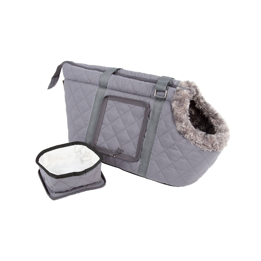 Wilton Dog Carrier (in Blue, Grey, Black, Brown) by Scruffs-9