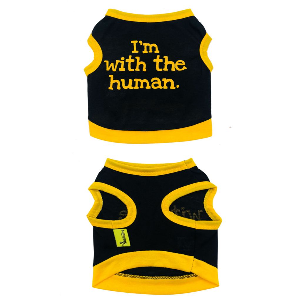 I'm With The Human Dog T-Shirt by Doggy Doo Little-1