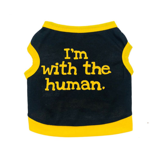 I'm With The Human Dog T-Shirt by Doggy Doo Little-0