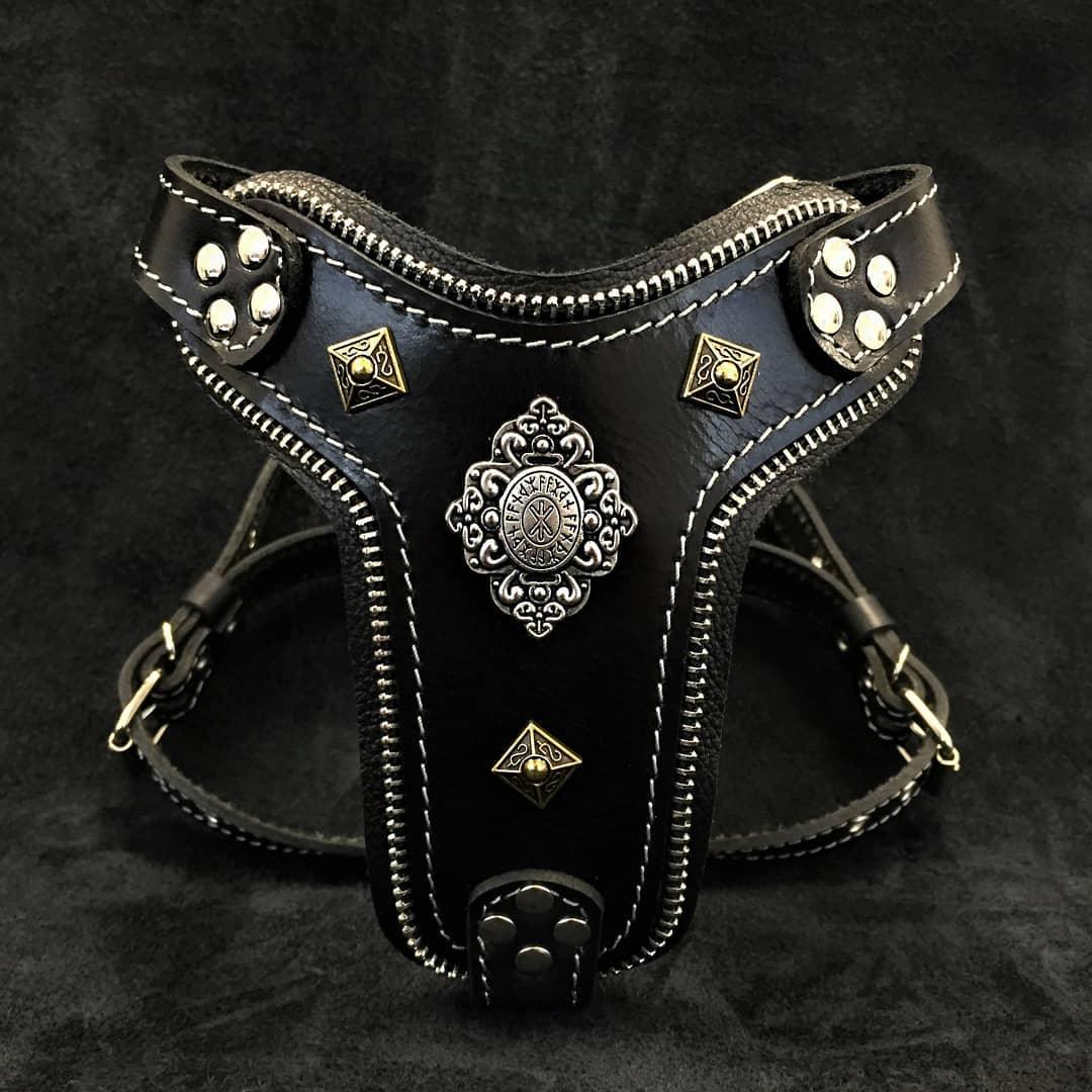 The ''Aztec'' Harness Black Small to Medium Size-0
