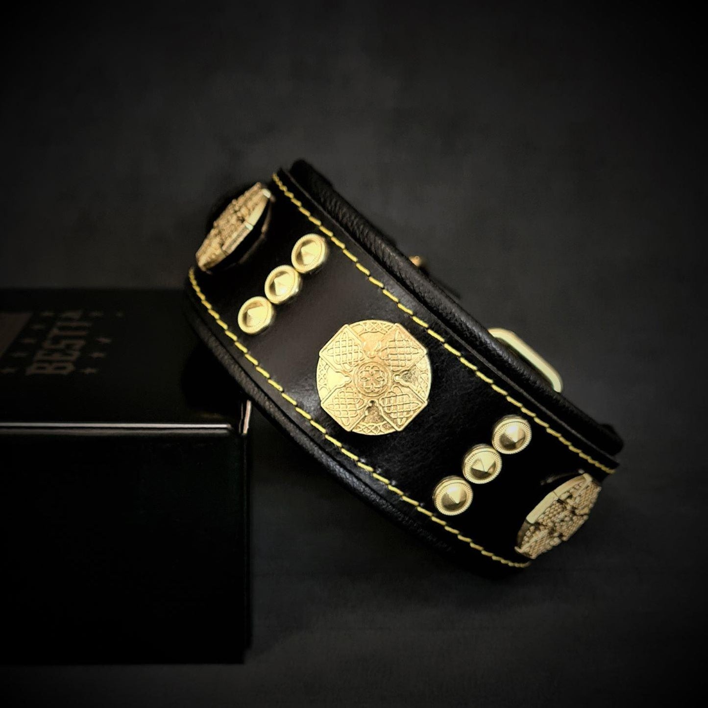 The "Maximus" Mollar 2 inch wide gold decoration-0