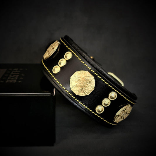 The "Maximus" Mollar 2 inch wide gold decoration-0